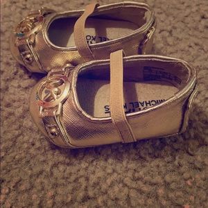 Michael kors size 1 baby girl shoes.